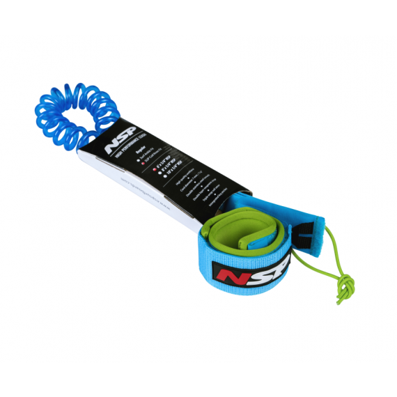 NSP 10ft SUP Coil Leash Boxed