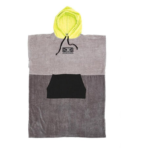 O & E Mens Poncho Daybreak Grey/Lime