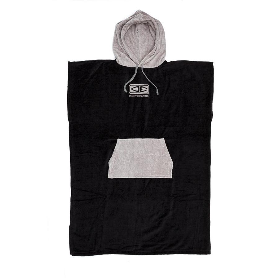 O & E Mens Poncho Daybreak Grey/Black