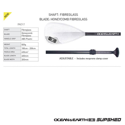 Fibreglass Shaft/Honeycomb Fibreglass Blade - ADJUSTABLE