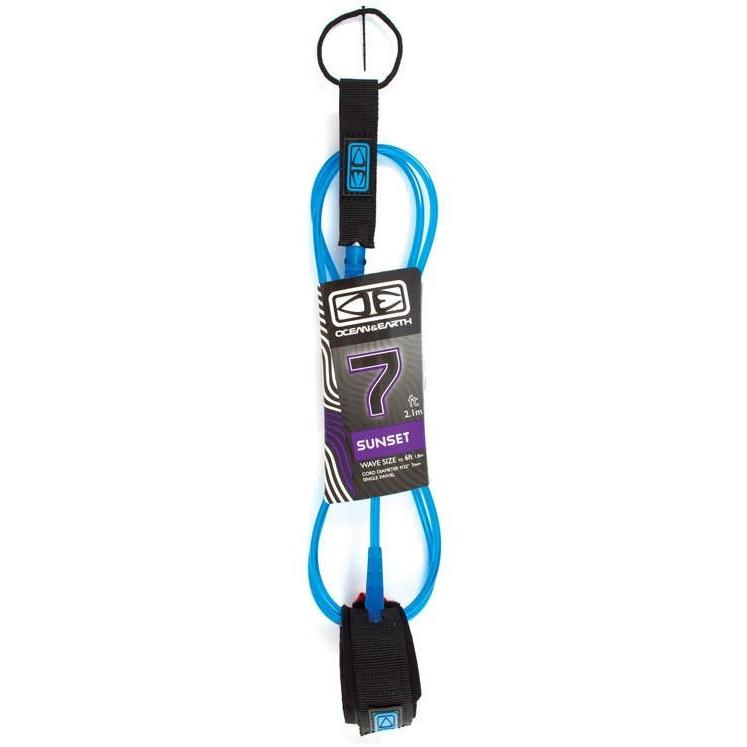 O & E Sunset 7ft Moulded Leash